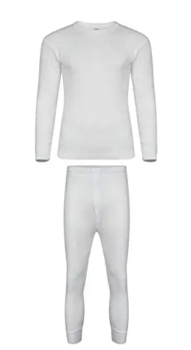 Dazzle Collection Men's Long John Lightweight Thermal Underwear Set Long Sleeve Top and Trousers Warm Bottom Heat Suit for Winters Dazzle Collection uk