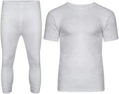 Dazzle Collection Men's Long John Lightweight Thermal Underwear Set Short Sleeve Top and Trousers Warm Bottom Heat Suit for Winters Dazzle Collection