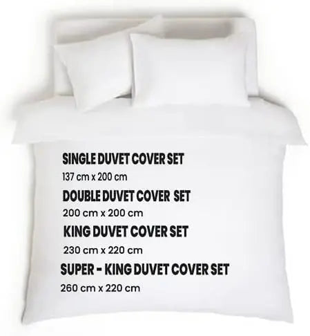 Dazzle Collection Plain Dyed DUVET COVER SET with Matching Pillowcases Luxury 100% PolyCotton Bedroom Bedding Bed Set Easy Care UK Sizes Bedding Set Dazzle Collection uk
