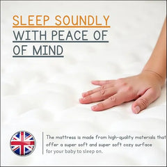 Dazzle Collection Super Soft Cot Bed Mattress Breathable Foam Extra Thick and Cushy Comfortable Washable Mattress ‎Dazzle Collection