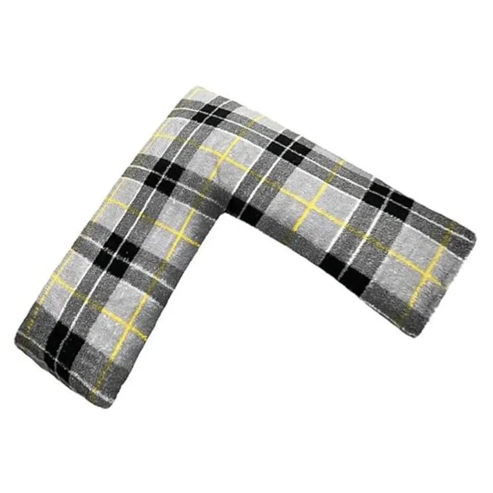 Dazzle Collection V Shaped pillow Teddy Bear Fleece Complete Pillow or Case for support Maternity Back Neck Soft Warm Plush Cosy Pillow Dazzle Collection uk