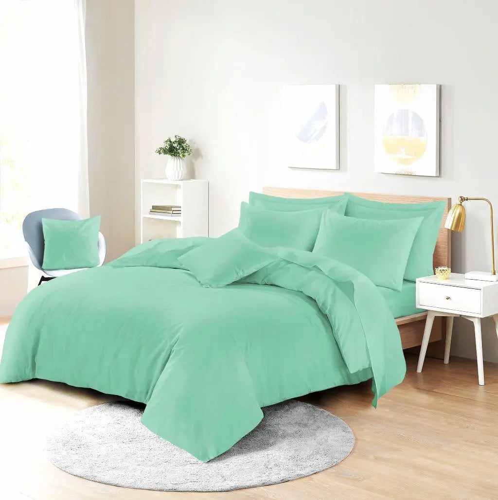 Dazzle Collection® Plain Dyed DUVET COVER SET with Matching Pillowcases Dazzle Collection uk