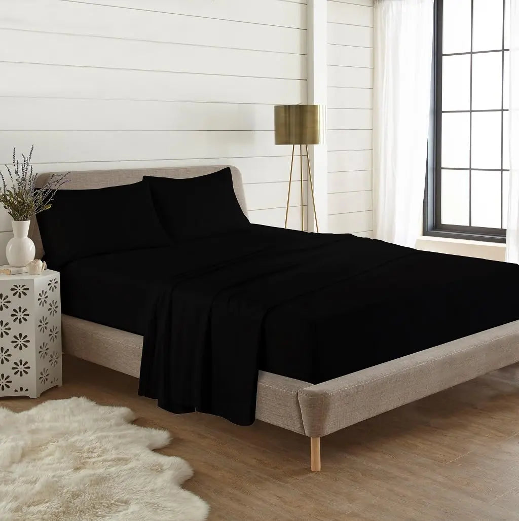 Flat Sheet 100% Brushed Cotton Luxury Thermal Soft and Cozy Flannelette Flat Sheets Quality Bedding Set Dazzle Collection uk