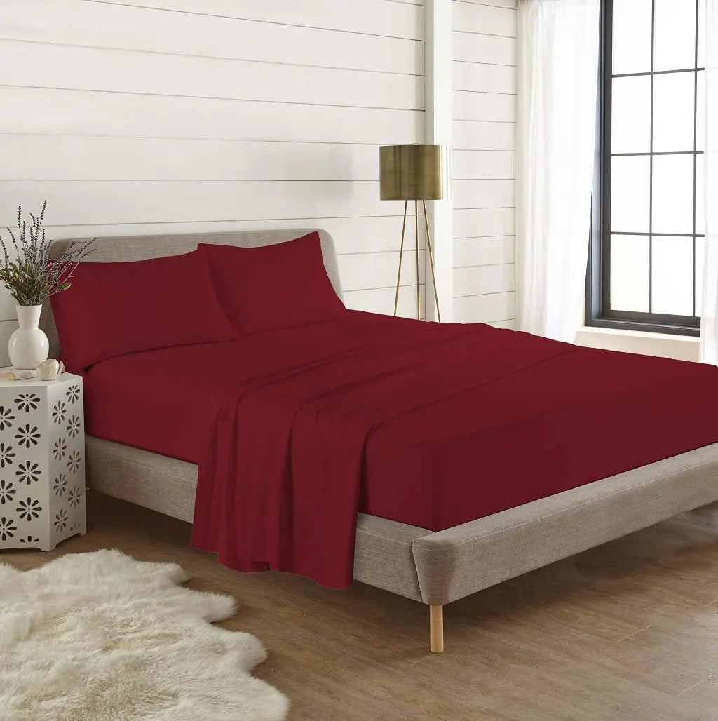 Flat Sheet 100% Brushed Cotton Luxury Thermal Soft and Cozy Flannelette Flat Sheets Quality Bedding Set Dazzle Collection uk