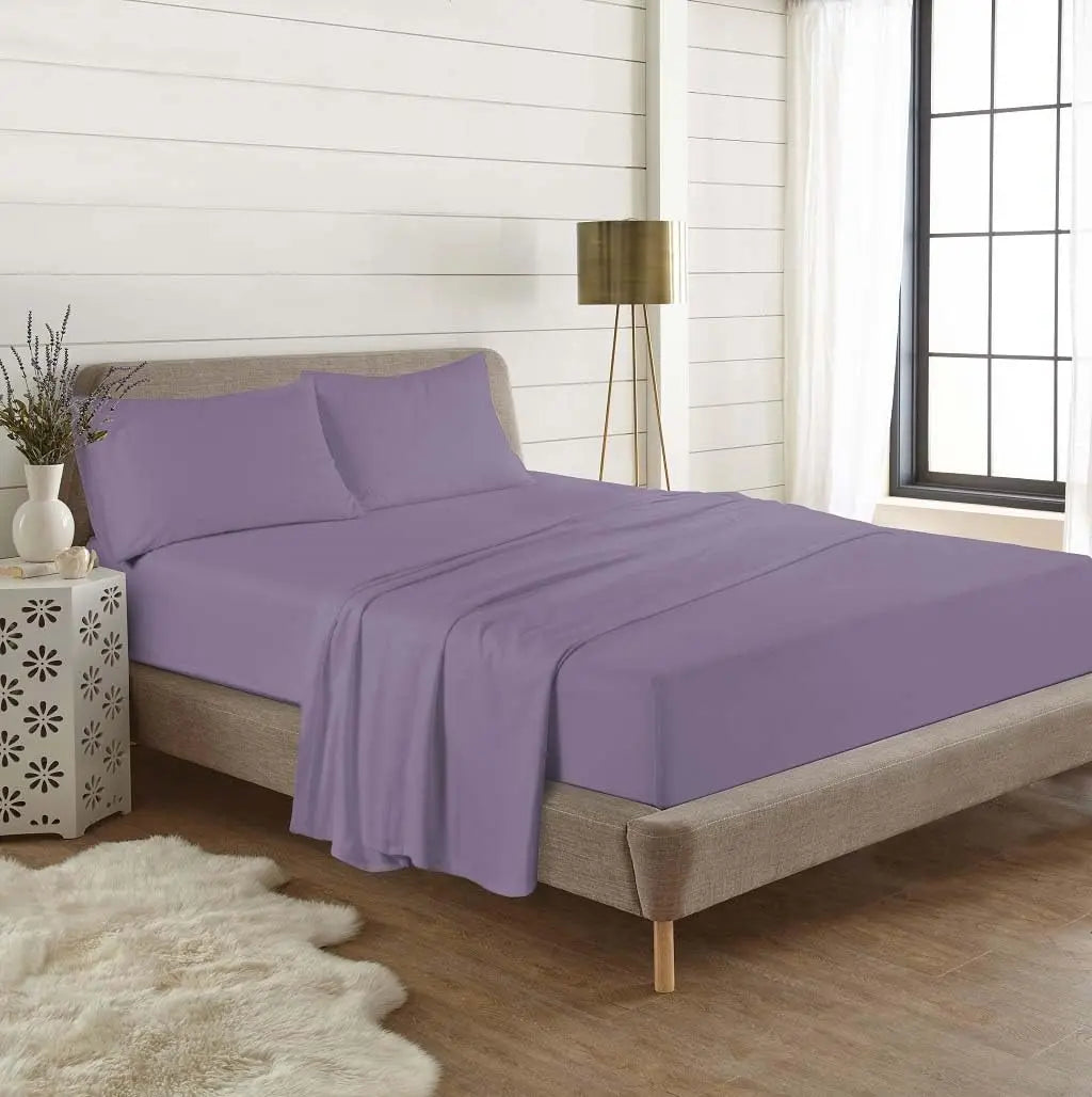 Flat Sheet 100% Brushed Cotton Luxury Thermal Soft and Cozy Flannelette Flat Sheets Quality Bedding Set Dazzle Collection uk