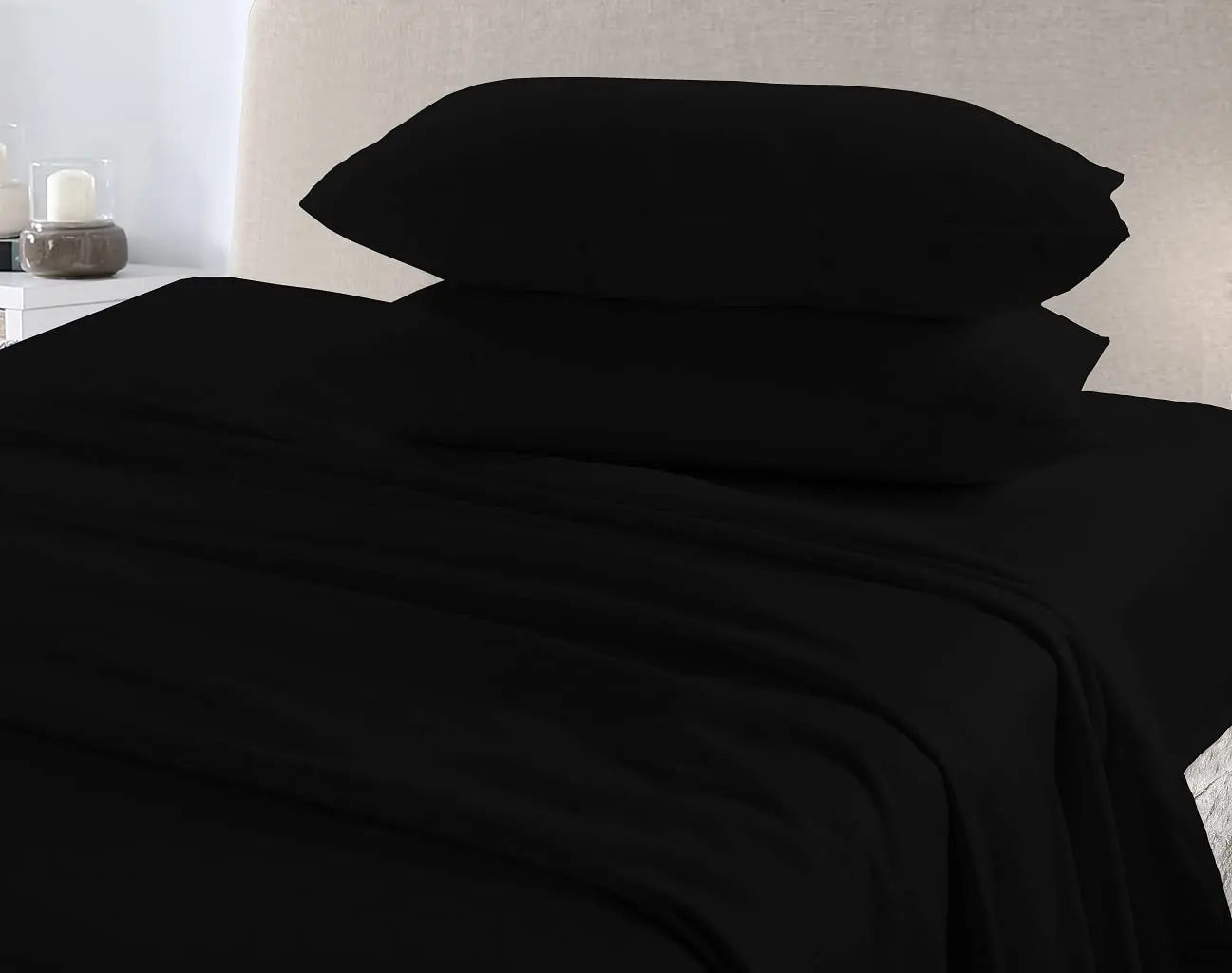 Flat Sheet 100% Brushed Cotton Luxury Thermal Soft and Cozy Flannelette Flat Sheets Quality Bedding Set Dazzle Collection uk