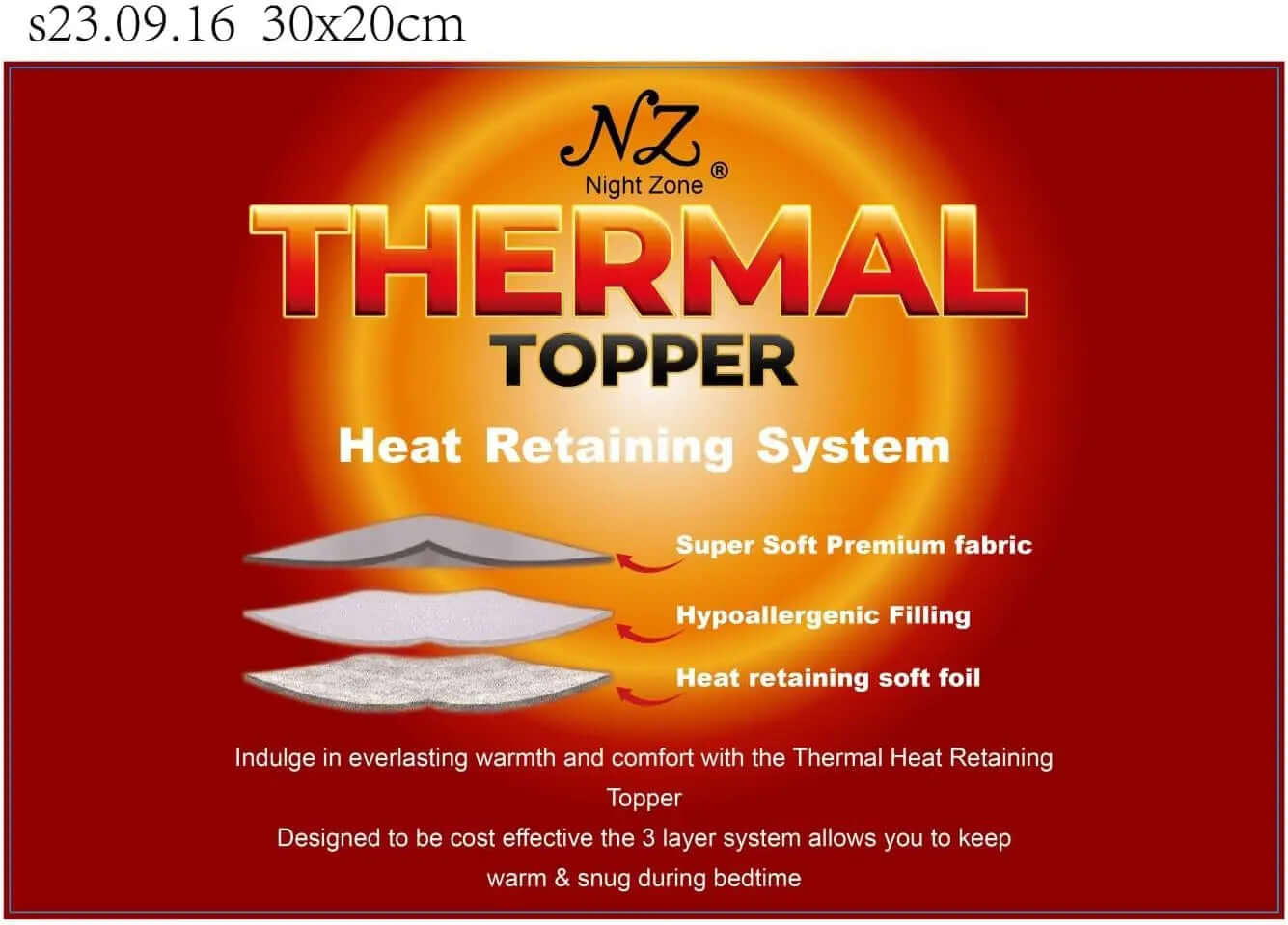 Heating Thermal Mattress Topper 3 Layer Insulated Self Retaining System Super Soft & Warm Underblanket Mattress Protector & Enhancer | Cost Effective & Energy Saving ‎Dazzle Collection
