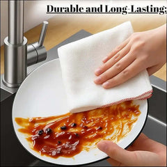 Jumbo Dish Cloths Extra Large Double Layered 100% Soft Cotton 40x50cm for Kitchen Cloth, Cloths to Clean Surfaces Glass, Furniture, Mirror, Microfibre Cleaning Cloth Dish Cloth Pack Dazzle Collection uk