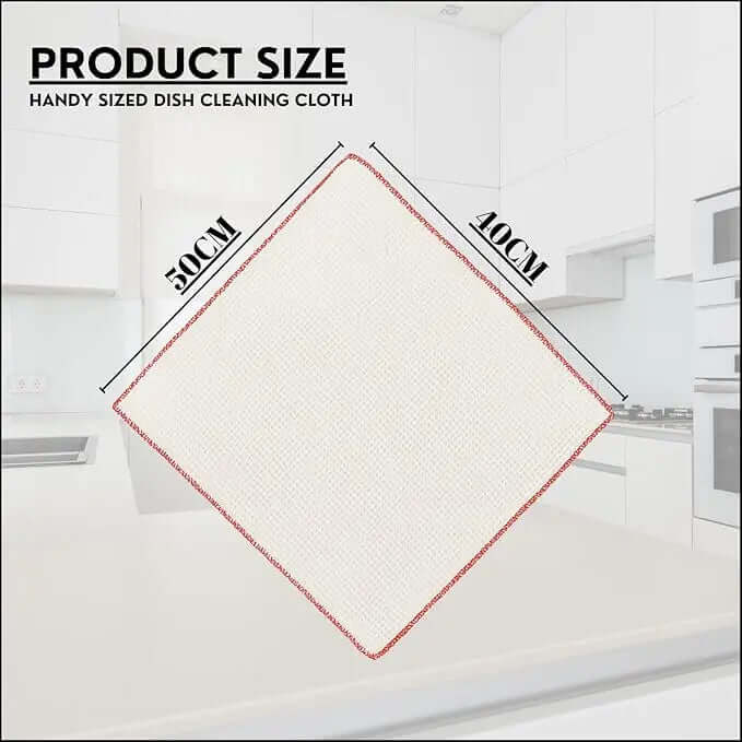 Jumbo Dish Cloths Extra Large Double Layered 100% Soft Cotton 40x50cm for Kitchen Cloth, Cloths to Clean Surfaces Glass, Furniture, Mirror, Microfibre Cleaning Cloth Dish Cloth Pack Dazzle Collection uk