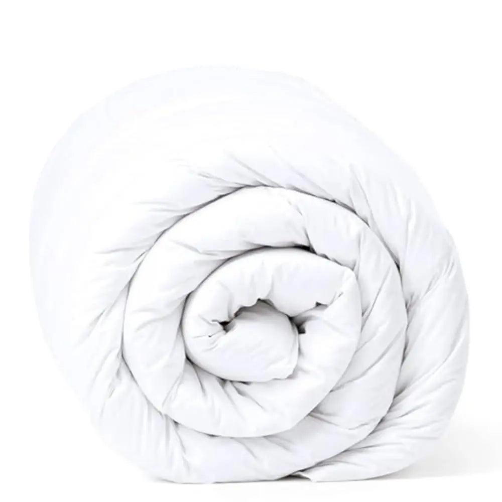 Luxury Duvet Soft Microfiber Filled Fluffy Hollowfiber Anti-Allergy Best For All Seasons Extra Deep Sleep Quilt Duvet For Home & Hotel (White Polycotton) Dazzle Collection uk