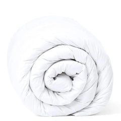 Luxury Duvet Soft Microfiber Filled Fluffy Hollowfiber Anti-Allergy Best For All Seasons Extra Deep Sleep Quilt Duvet For Home & Hotel (White Polycotton) Dazzle Collection uk