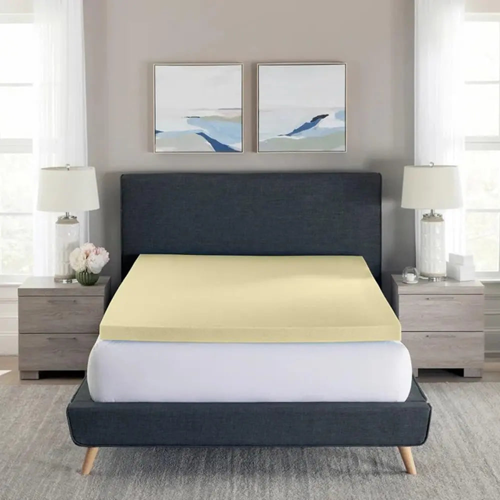 Memory Foam Mattress Toppers Premium Quality Orthopaedic Standard UK In 1"& 2" Thicknesses Available Soft & Comfortable Memory Foam Durable Topper ‎Dazzle Collection