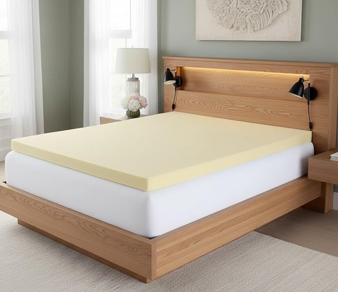 Memory Foam Mattress Toppers Premium Quality Orthopaedic Standard UK In 1"& 2" Thicknesses Available Soft & Comfortable Memory Foam Durable Topper