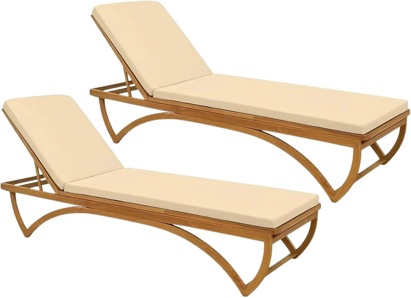 Pack of 2 Sun Lounger Replacement Cushion Pad Waterproof for Sun Lounger Seat Pad, Deck Pad, Pool, Lawn or Indoor Recliners Pads Soft and Comfy Fibre Filling & Washable Cushion Cover Dazzle Collection uk
