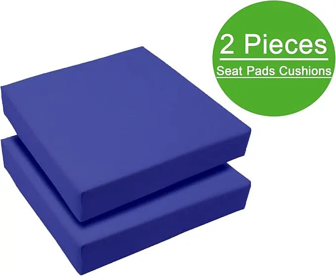 Set of 2 Outdoor Waterproof Chair Cushion Seat Pads Dazzle Collection uk