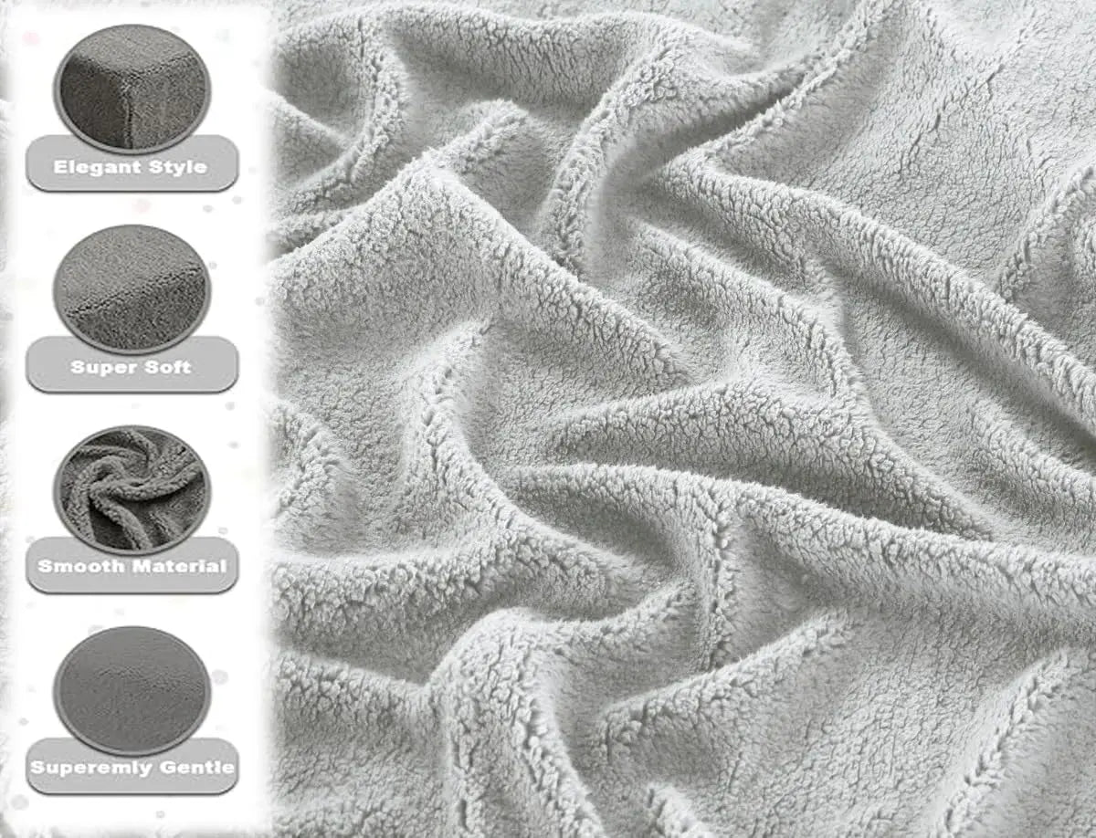 Teddy Fleece Fitted Sheet Extra Deep 30cm Deep Snugly Fit Around Your Mattress Soft & Cosy Warm Plush Fitted Bed Sheets Dazzle Collection uk