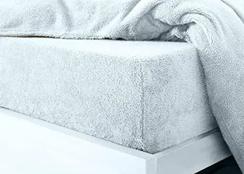 Teddy Fleece Fitted Sheet Extra Deep 30cm Deep Snugly Fit Around Your Mattress Soft & Cosy Warm Plush Fitted Bed Sheets Dazzle Collection uk