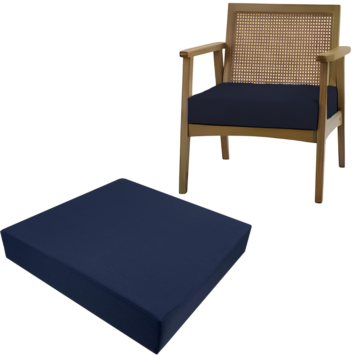 Dazzle Collection Garden Seat Pads Cushions for Rattan Furniture 100% Waterproof Indoor Outdoor Chair Pads Office Garden Patio Chair Cushions Seat Pad Dazzle Collection uk