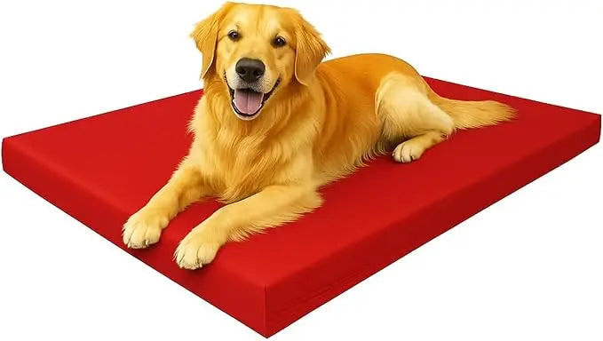 Waterproof Dog Bed Cushion Orthopaedic Pet Bed For Dog & Cats Polyester Cover with Fiber Filling Bed Indoor & Outdoor Premium Comfortable Dog Mat Dazzle Collection uk