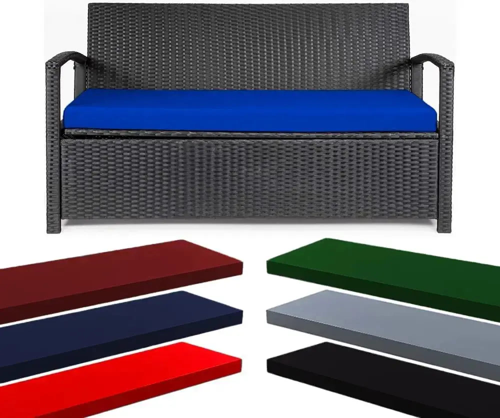 Waterproof Garden Seat Pad For 2/3 Seater Bench Cushions Pads Dazzle Collection uk