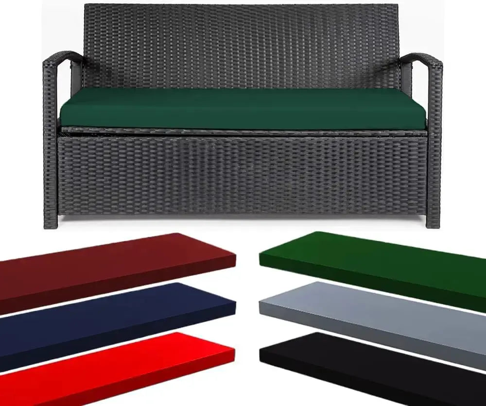 Waterproof Garden Seat Pad For 2/3 Seater Bench Cushions Pads Dazzle Collection uk